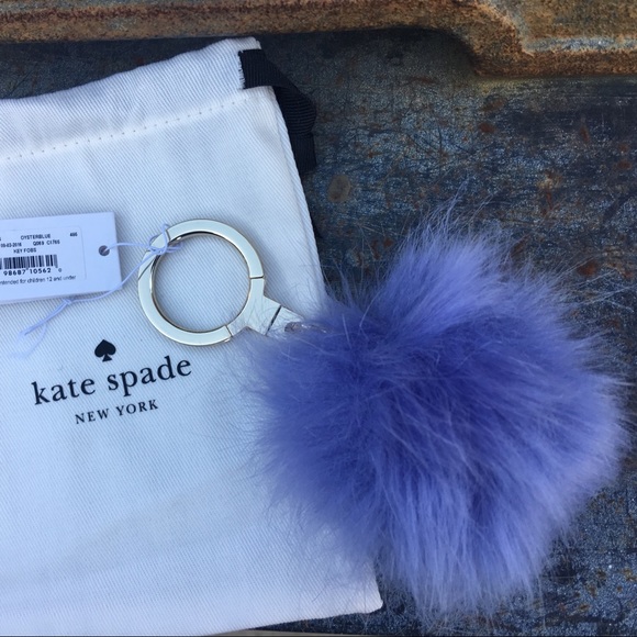 Kate Spade Lavender Pom Fob - Picture 4 of 5